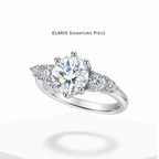 ELARIS™ Sovereign Moissanite Engagement Ring – 1 Carat D VVS1