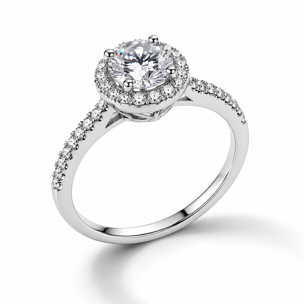 Cushion Cut Moissanite Engagement Ring – Fine Jewelry Wedding Band for Women