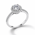 Cushion Cut Moissanite Engagement Ring – Fine Jewelry Wedding Band for Women