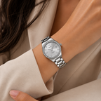 Women's Diamond Dial Watch – OLEVS Stainless Steel Luminous Quartz Wristwatch