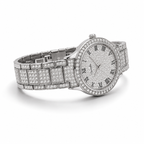 Elegant Crystal Quartz Watch for Women – Luxury Fashion Timepiece