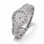 Elegant Crystal Quartz Watch for Women – Luxury Fashion Timepiece