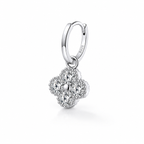 Women's Clover Moissanite Earrings – Fine Jewelry Anniversary Gift