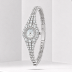 Elegant Women's Diamond Watch – Full Rhinestone Iced Out Wrist Watch