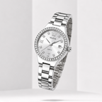 Women's Diamond Dial Watch – OLEVS Stainless Steel Luminous Quartz Wristwatch