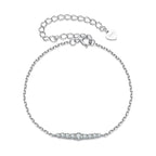 925 Sterling Silver VVS1 D Color Moissanite Strand Bracelet Women Fine Jewellery